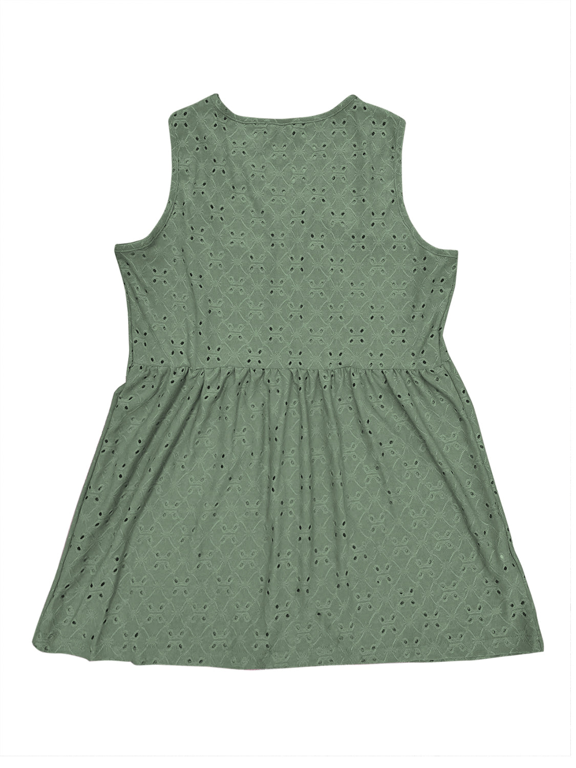Button Up V-Neck Tank