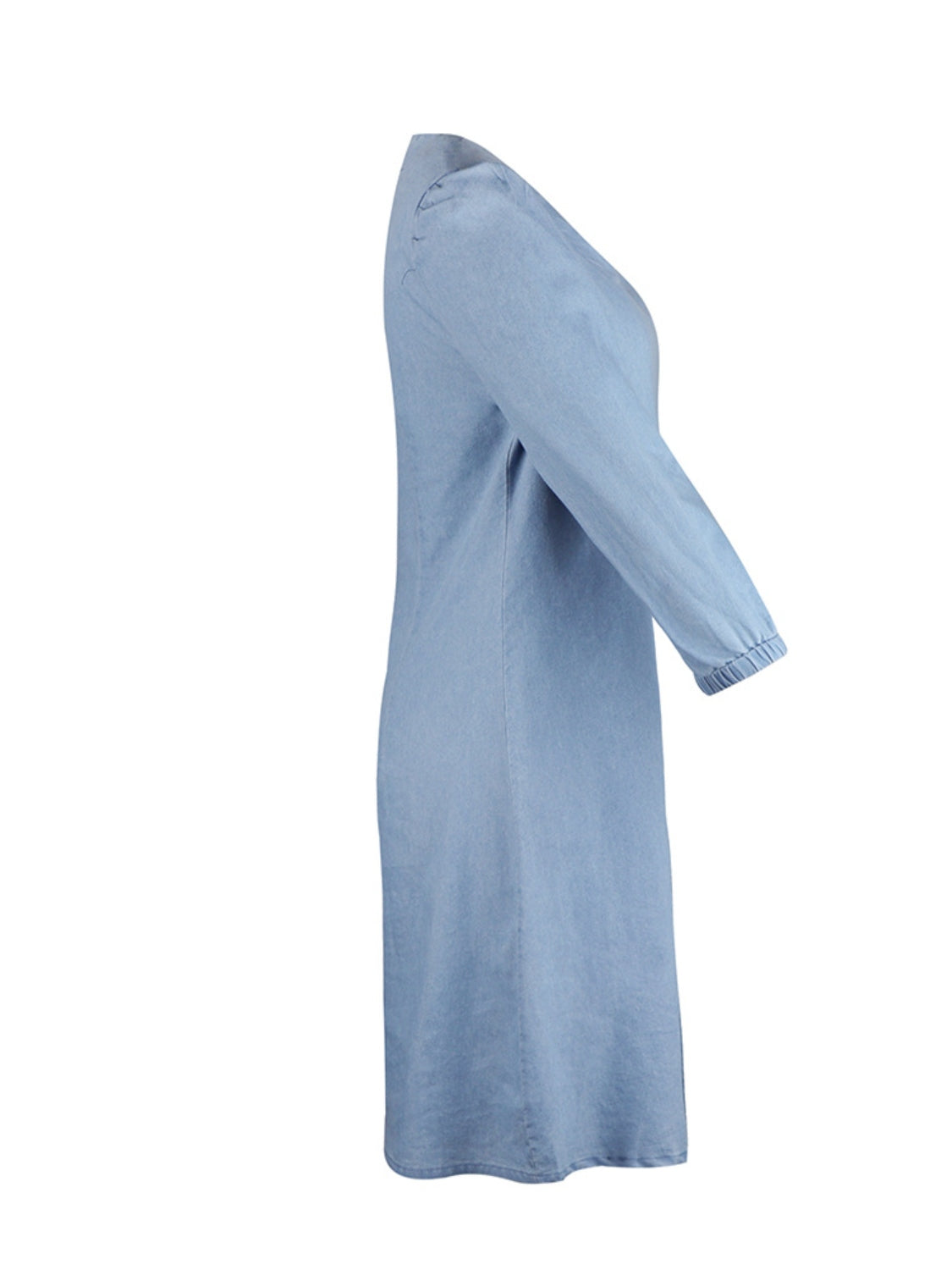 V-Neck Half Sleeve Dress