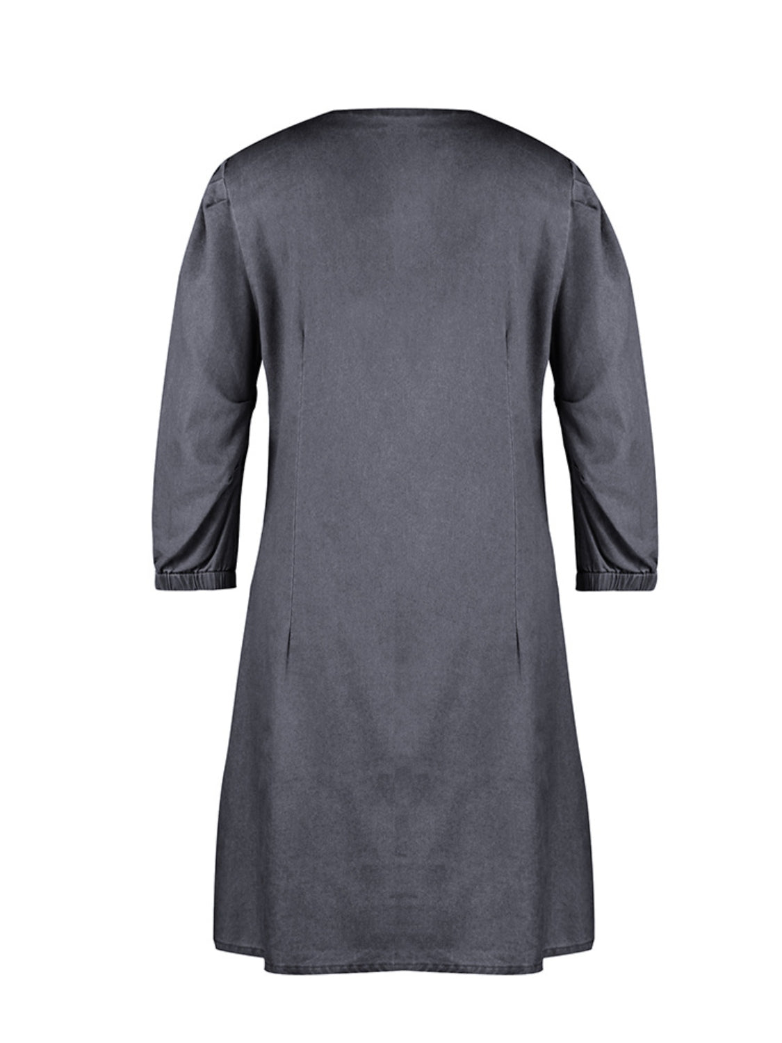 V-Neck Half Sleeve Dress