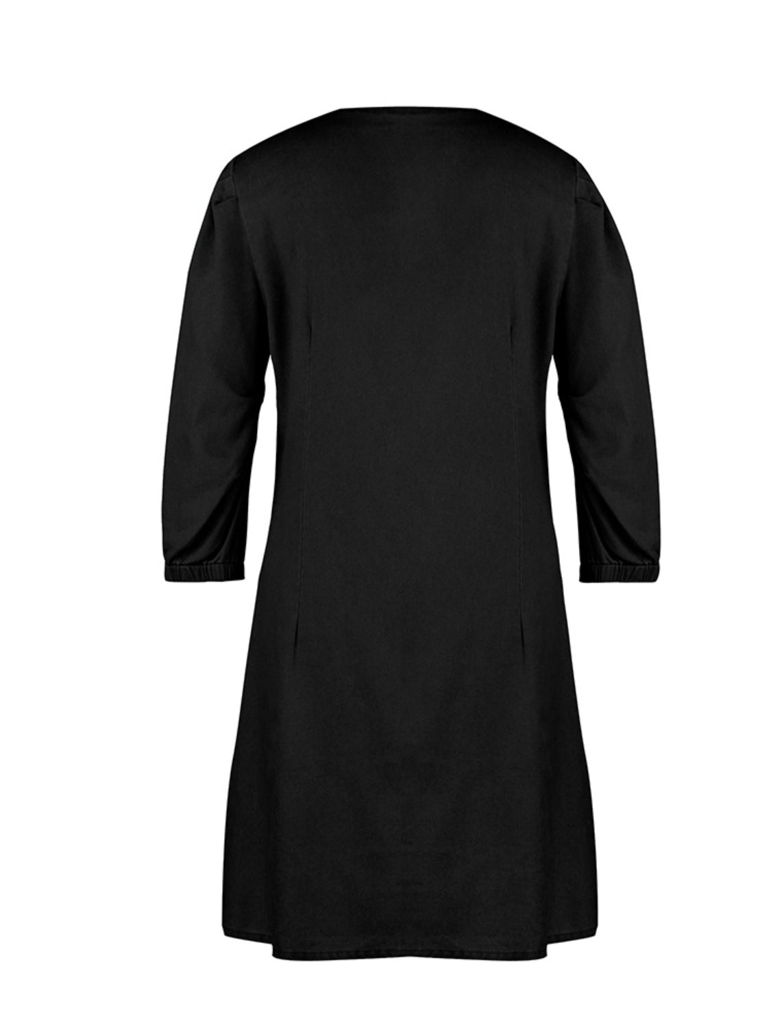 V-Neck Half Sleeve Dress
