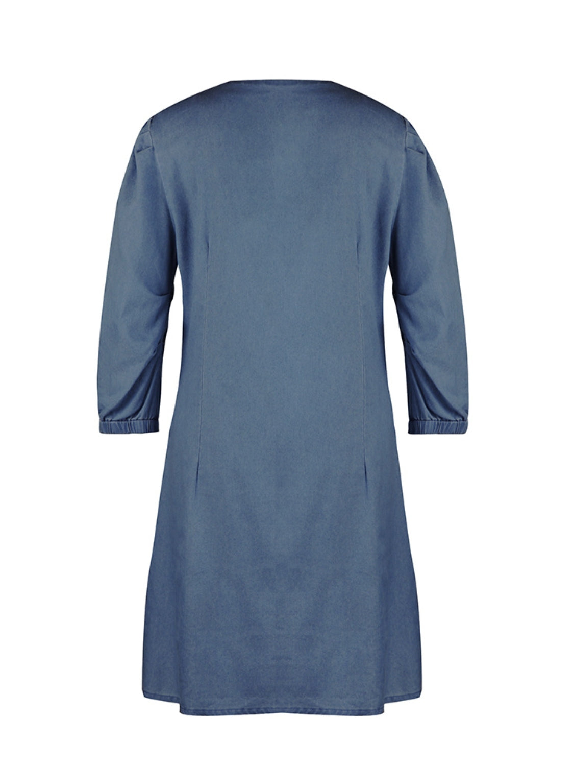 V-Neck Half Sleeve Dress