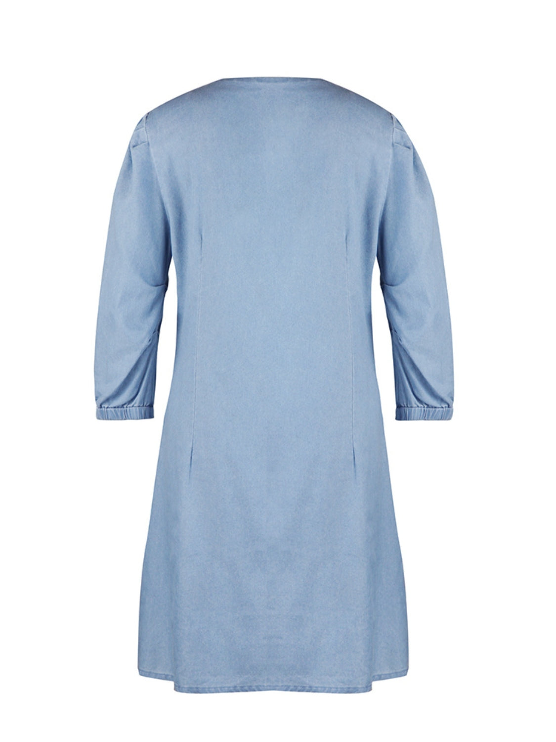V-Neck Half Sleeve Dress